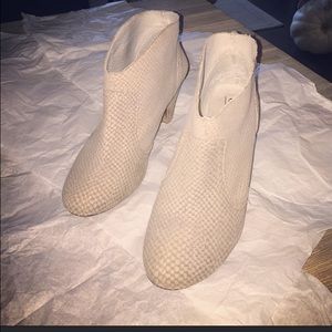 Light Grey booties from Anthropologie