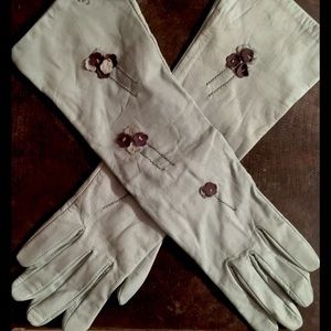 Leather LG Brand long gloves NWO TAGS