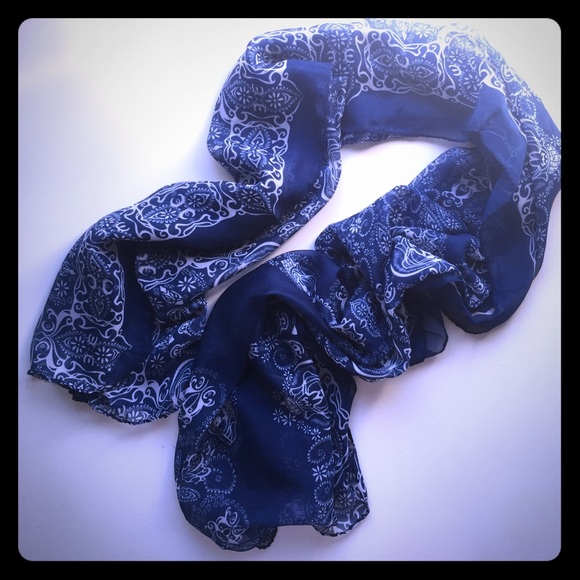 Elegant Long Silk Scarf