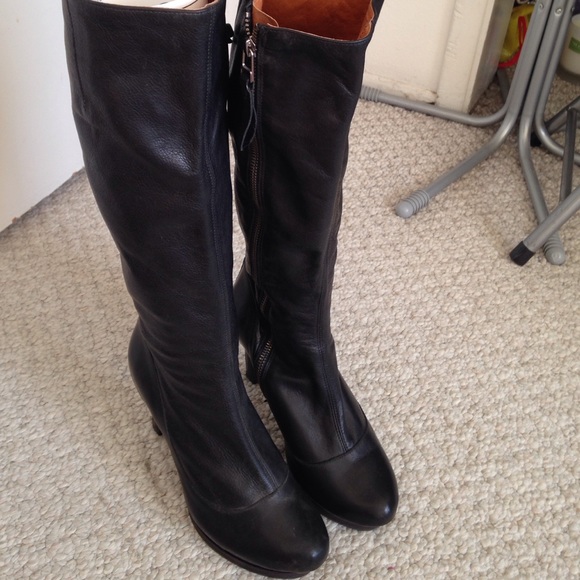 all saints knee high boots