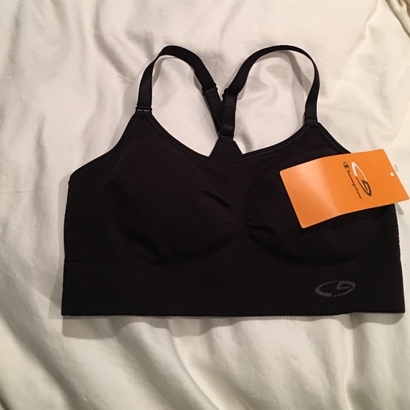 Champion black sports bra small