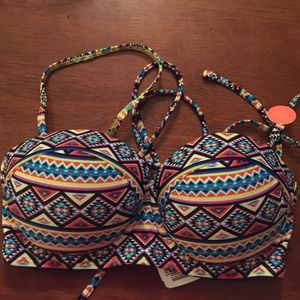 Tribal print Forever 21 bathing suit top
