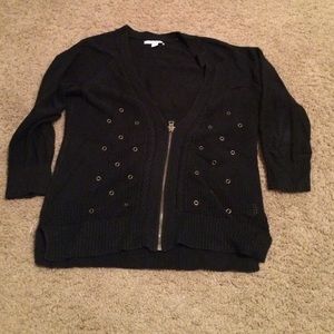 Zip up cardigan