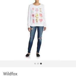 Wildfox Assorted Sweets Graphic Sweatshirt