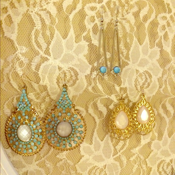 Never worn earrings.