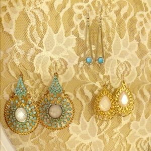 Never worn earrings.