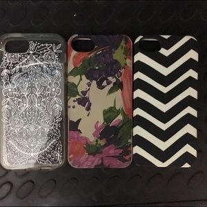 3 iPhone 5/5s cases (Anthropologie and JC Crew)