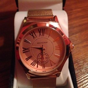Rose Gold Massini Watch