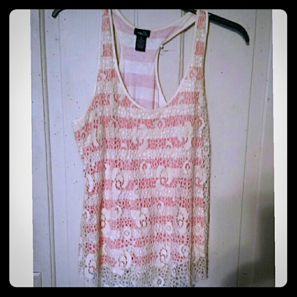 Rue 21 lace tank top Xl
