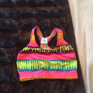Sports bra from varsity cheer apparel