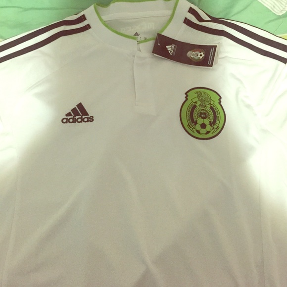 White Mexico Adidas jersey