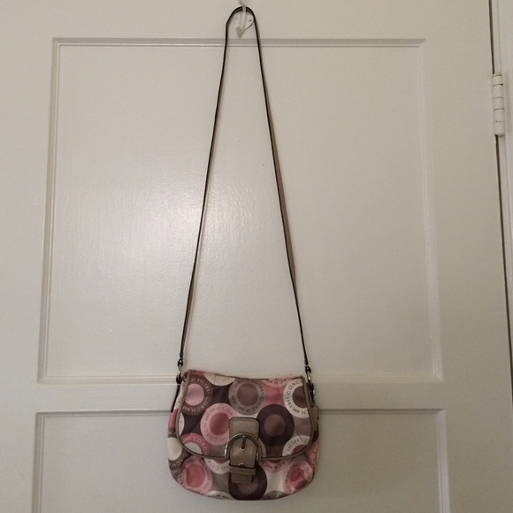 Authentic coach cross body bag