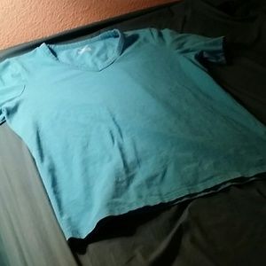 Jones New York stretchy turquoise top