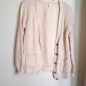 Creme cardigan