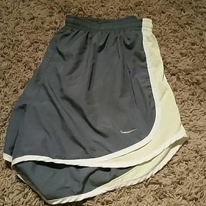 Gray nike dri-fit shorts