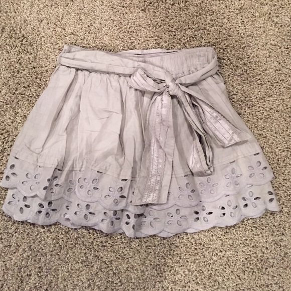 Grey Abercrombie & Fitch Skirt