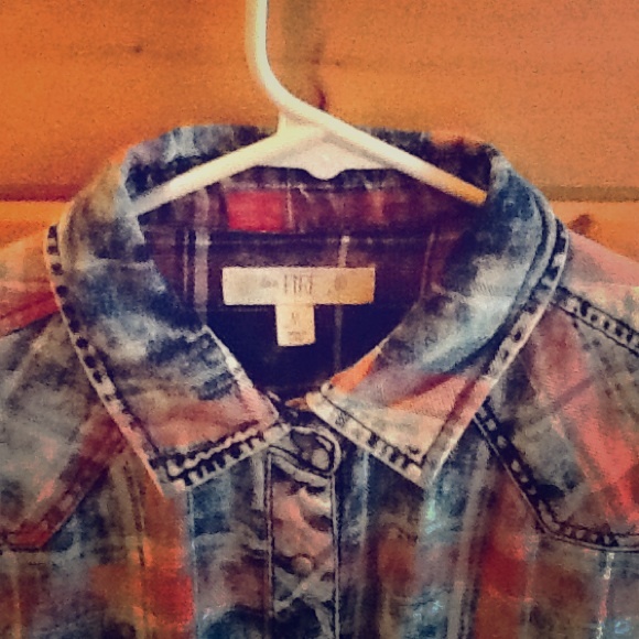 Love fire long sleeve button up