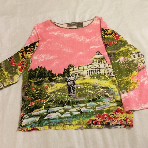 Jane Ashley Spring Garden Top - Picture 4 of 4