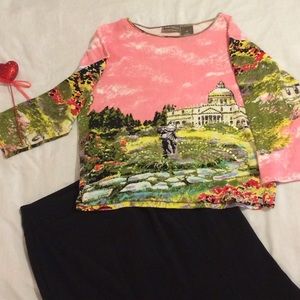 Jane Ashley Spring Garden Top