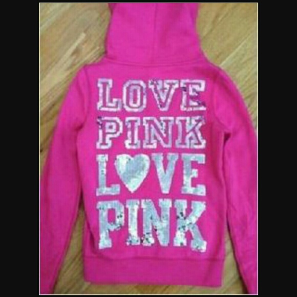 Pink hoodie