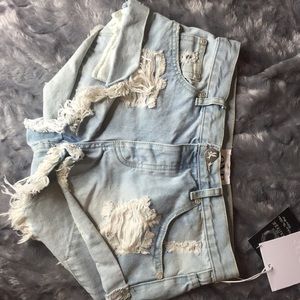 High waisted shorts size 1-2