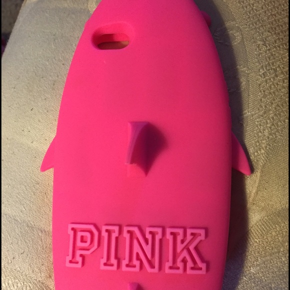 PINK Victoria secret shark case. iPhone 6!