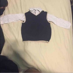 Vest and Blouse (size 12m)