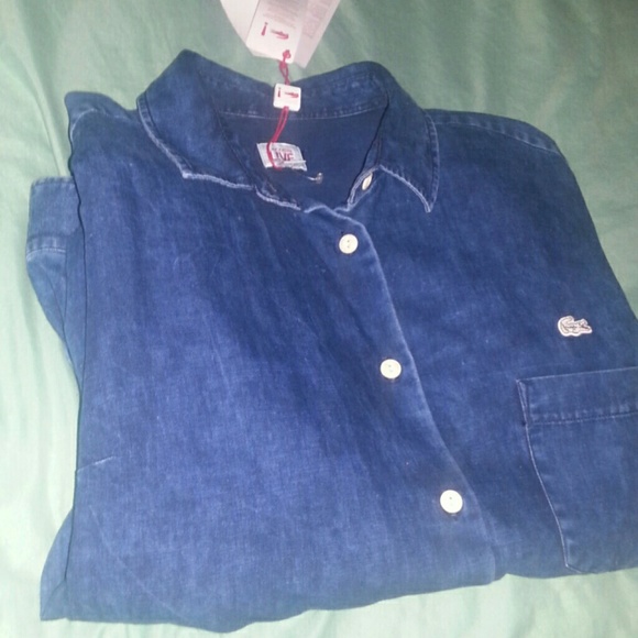 New Blue  jean  denim Lacoste Dress