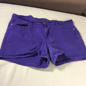 Forever 21+ purple shorts