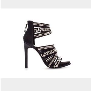 Zara studded strappy heels