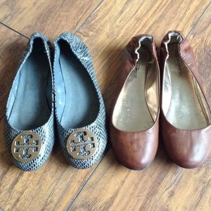 Two pairs of cute neutral flats