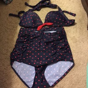 High waist swimsuit