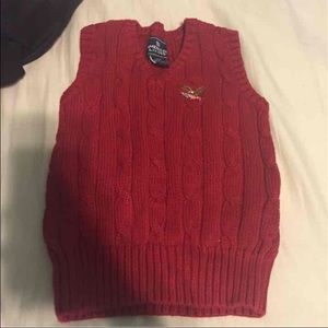 Boys Red Vest (size 24m)