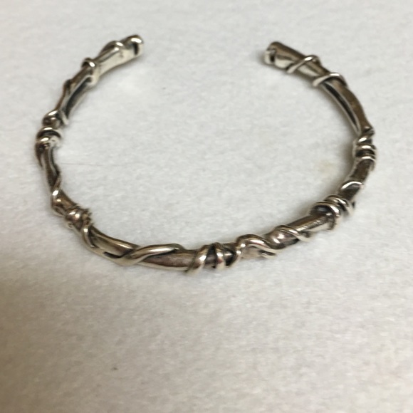 This is a sterling silver cuff