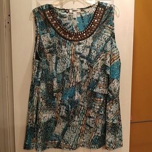 Beautiful layered light-weight blouse!