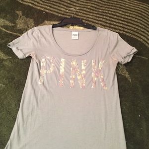 Pink Victorias Secret Sequin Tee