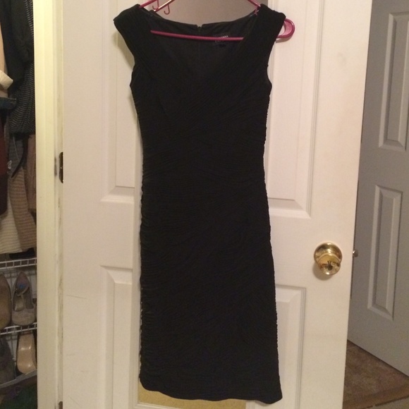 Black cocktail dress