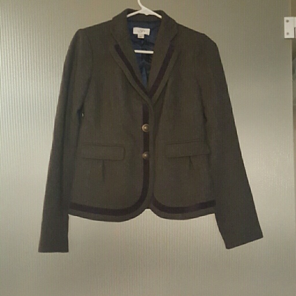 LOFT Gray Wool Blazer - Picture 4 of 4