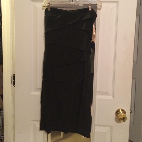 Strapless cocktail dress