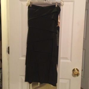 Strapless cocktail dress