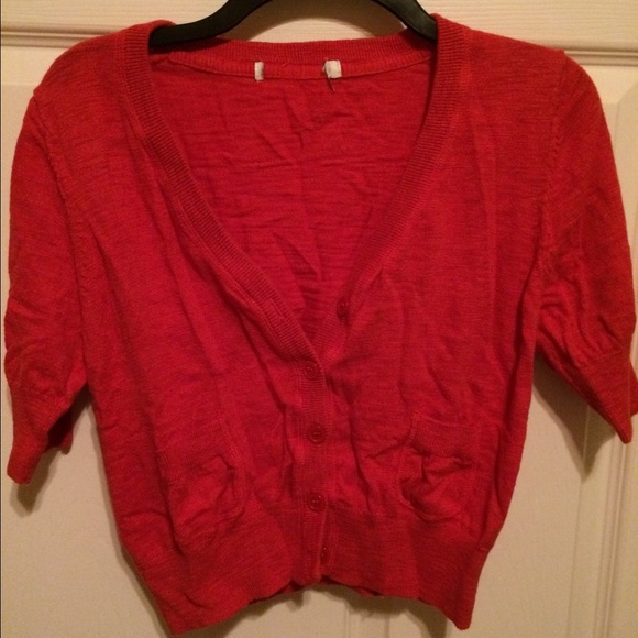 Crop top cardigan