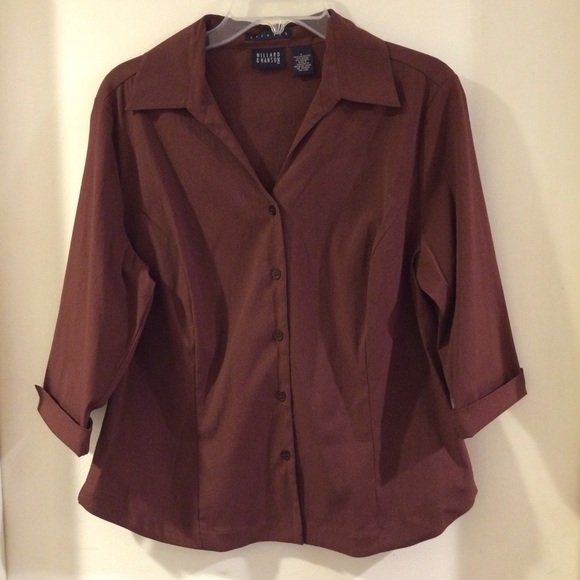 Fitted 3/4 Sleeve Blouse