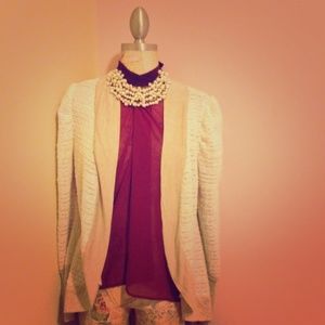 Open Front Cardigan