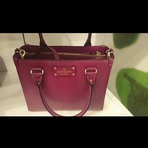 Kate Spade Small Quinn Handbag in Plum
