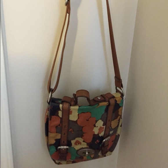 Floral fossil vinyl bag!