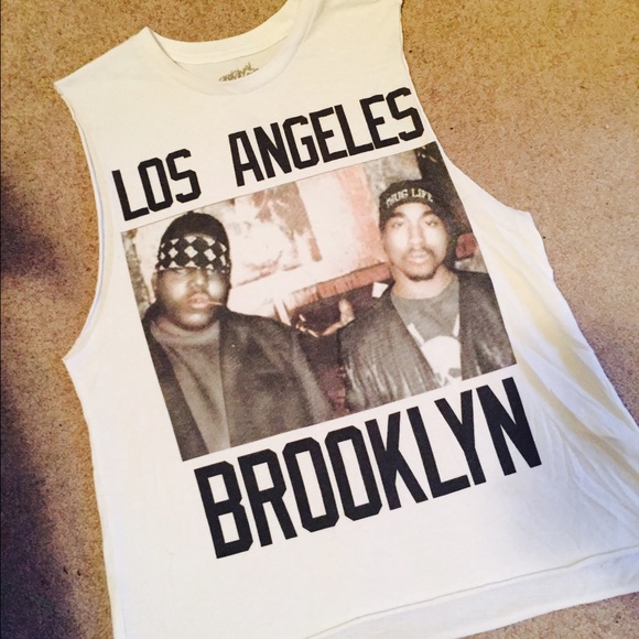 Tupac and Biggie "Los Angeles Brooklyn" tank