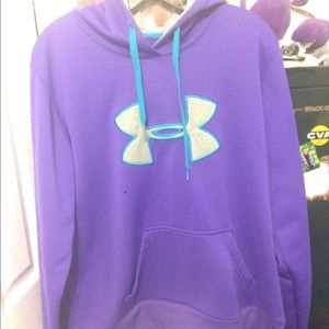 Purple and Turq. Under Armour Jacket