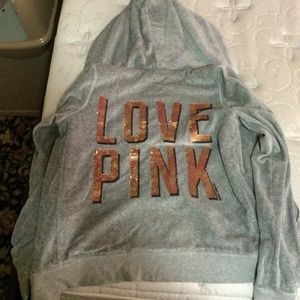 Victoria's Secret pink fuzzy jacket