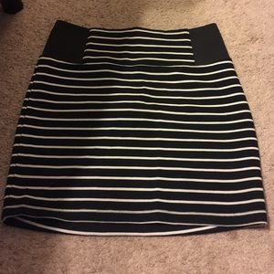 Black and white skirt