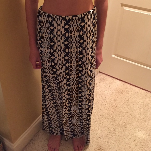 Tribal maxi skirt